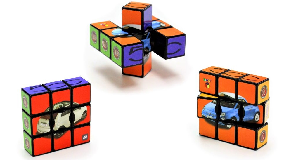 <p>Rubik Edge di eQuent ha l’aspetto familiare del Cubo 3×3 ma ne permette nuovi movimenti e forme</p>
